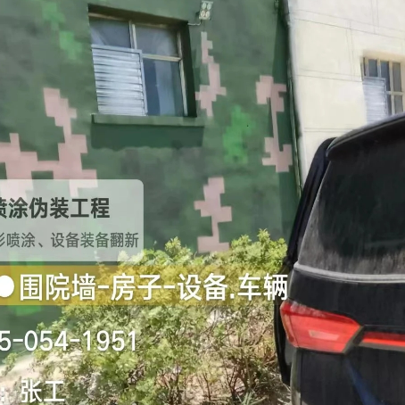 丰都数码迷彩漆施工